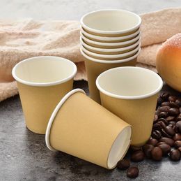 Mini Paper Tasting Cups 60ML Drinking Tea Cup Coffee Supermarket Promotion Sample Cu p