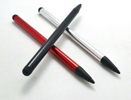 High Quality Capacitive Resistive Pen Touch Screen Stylus Pencil for Samsung PC phone black white red