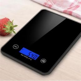 Digital Kitchen scale smart electronic food scale 1 Gramme balance High precision mini Glass surface 210915