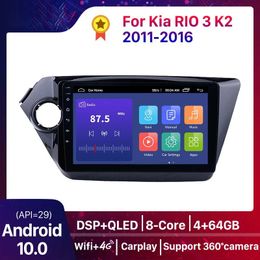 Android 10.0 2+32G Car dvd Radio Video Player 2 din For Kia RIO 3 K2 2011 2012 2013 2014 2015-2016 GPS Navigation Multimedia