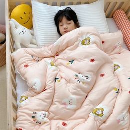 120*150cm 150*200cm baby blanket autumn bedding plus thick winter warm sleeping quilt 210309