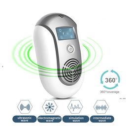 new Ultrasonic Pest Repeller Electronic Pest Control Anti Mosquito Killer Lamps Insect Killer Lamp Mouse Repellent EU/US Plug EWB7879