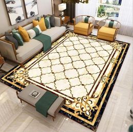 Teppiche im europäischen Stil, persische Kunst, Bereich Teppich für Wohnzimmer, rutschfest, für Küche, Schlafzimmer, Bodenmatte, Outdoor, Salon, Heimdekoration