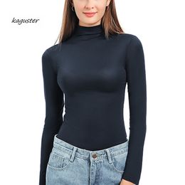 Plus Size Turtleneck Sweater Women Winter Autumn Long Sleeve Elasticity Bottoming Tops Solid Color Slim Fit Warm Knit
