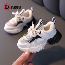 DIMI Autumn Baby Shoes Infant Toddler Shoes Fashion Soft Comfortable Breathable Knitting 0-3Year Child Baby Sneakers 210315