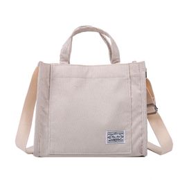 3pcs Messenger Bags Women Corduroy Square Large Capacity Sport Crossbody Bag Mix Color