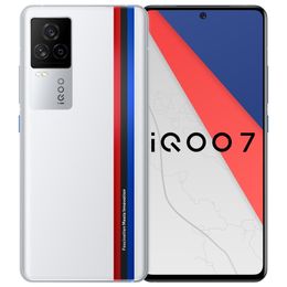 Original Vivo IQOO 7 5G Mobile Phone 8GB RAM 128GB ROM Snapdragon 888 48MP AR NFC Android 6.62" AMOLED Screen Fingerprint ID Face Cell Phone