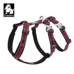 Truelove Double H Pet Dog Reflective Harness Suitable for Large, Medium and Small Dogs Comfortable Portable TLH6571 210712