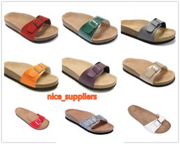 Mode Top Marke Arizona Männer Flache Ferse Sandalen Frauen Multicolor Sommer Casual Schuhe Schnalle Hohe Qualität Echtes Leder Großhandel