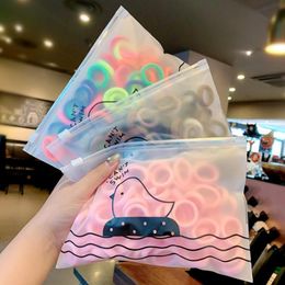 Hair Clips & Barrettes 50/100pcs/Set Girls Colourful Nylon Small Elastic Bands Children Holder Headband Scrunchie Band Headdress Set