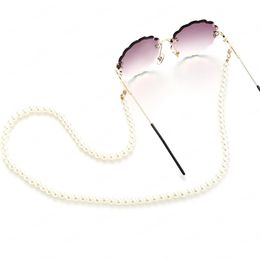 Glasses Chain Straps Simulation Pearl Women Simple Bead Chain For Glasses Sunglasses Cords Accessories