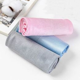 Trace Absorbable 3 Size Soft Microfiber No Lint Window Car Rag Towel Kitchen Cleaning Wipes Wipe Glass Cloth