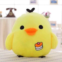 1pc Lovely Chick Plush Doll Stuffed Kids Toys for Children Chicken Rooster Cock Wedding Birthday Gifts Creative New Style 2018 Y211119