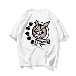 Graffiti Hip Hop Totoro Oversize Couple T Shirt Men Streetwear Harajuku Tshirt Short Sleeve Cotton Loose HipHop T-Shirt Basic 210603