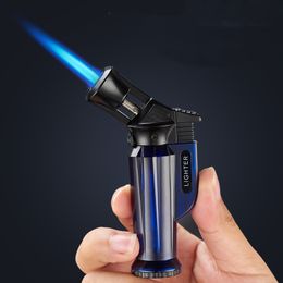 New Torch Elbow Lighter Windproof Metal Gas Butane Cigarette Lighter Jet Inflated Cigar Smoking Gadgets For Men