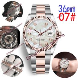 20 Colour High quality Waterproof Mens Automatic Watches 36mm Diamond watch Stainless steel Women watch Couples Style Classic Wristwatches