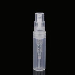 2ML 3ML 4ML 5ML Clear Plastic Spray Bottle Portable Perfume Bottles Atomizer Mini Sample 100pcs