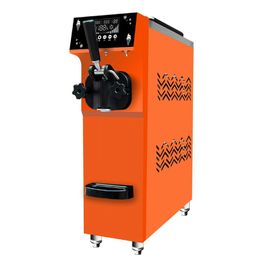 110V 220V Commercial Soft Serve Ice Cream Making Machine With English Operating System Single Head Vending