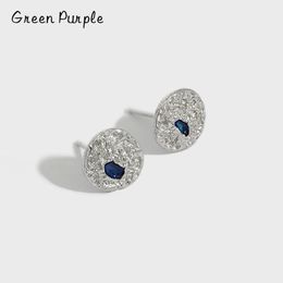 Stud Round Earrings Gift For Women 925 Sterling Silver Earring Korean Minimalist Earings Aros Plata Mujer Jewelry