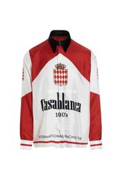 Casablanca aw21 men's Casablanca silk twill Print Long Sleeve Shirt