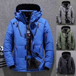 2021 Men's Winter Down Coat Jacket Warm Thick Highly Quality Casual Male Overcoat Thermal Winter Parka Men Jacket for Outdoor G1108