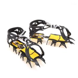 Cords, Slings And Webbing 18 Teeth Crampons Ice Snow Tiger Tooth Outdoor Climbing Non-slip Shoes Covering Spikes Gripper Hiking