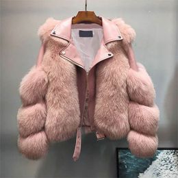 Winter Faux Fur Coat for Women Coats Leather Jackets Women's Jacket Woman Clothes Female Clothing Fluffy Outerwear Overcoat