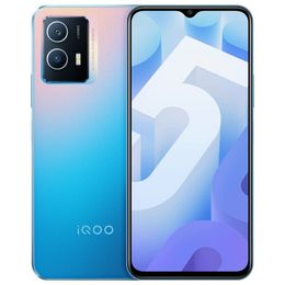 Original Vivo IQOO U5 5G Mobile Phone 6GB RAM 128GB ROM Octa Core Snapdragon 695 Android 6.58" 120Hz LCD Full Screen 50MP 5000mAh Fingerprint ID Face Wake Smart Cell Phone