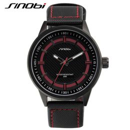 Sinobi New Fashion Military Men's Watch Wristwatches Sports Man Clock Geneva Male Army Watches Relogios Masculino Reloj Hombre Q0524