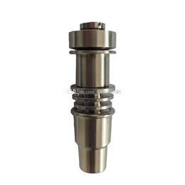 2021 14mm & 19mm 4 IN 1 domeless Smoke electric titanium nails Male Female Smoking nail Ti with Carb Cap For glass bong
