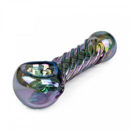 Cool Pipes Pyrex Thick Glass Colorful Rainbow Handmade Dry Herb Tobacco Bong Handpipe Oil Rigs Innovative Design Luxury Decoration Smoking Holder DHL