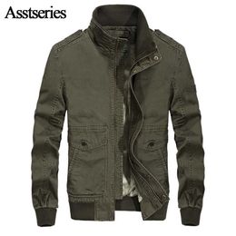 Autumn Winter Casual Slim Fit Jacket Men Thick Velvet Male Stand Collar Windbreaker Coat Clothing Size M-3XL 163 X0710