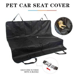 Dog Car Seat Cover 100% Waterproof Pet Dog Travel Mat Hammock For Small Medium Large Dogs Travel Car Rear Back Seat Safety Pad