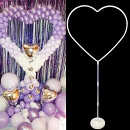 Party Decoration Supplies Reusable Balloon Column Kit Birthday Flexible DIY For Floor Tower Heart Shape Plastic Wedding Holiday Assemble