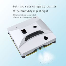 New Robot Window Cleaner Cleaning Appliances Auto Water Spray 40ml Home Windows Floor Wall Detect the Edge Sensor Robotic Vacuum Washer - Efficient Cleaning Solution