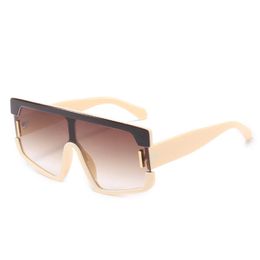 New Fashion One Piece Shield Big Lens Women Sunglasses Thick Style Frame And Leg Colours Large Eyewear