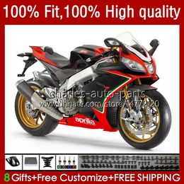 OEM Bodywork For Aprilia RSV1000RR RSV1000R 16-19 Body 40No.115 RSV4 RSV-1000 RSV 1000 R RR 2016 2017 2018 2019 RSV1000 Gloss black 16 17 18 19 Injection Mould Fairing