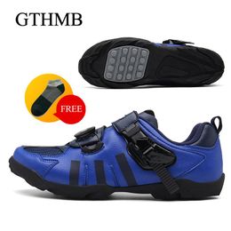 Cycling Footwear GTHMB Professional Shoes Men's Lockless Couple Zapatillas De Deporte Large Size Sneakers Racing Man