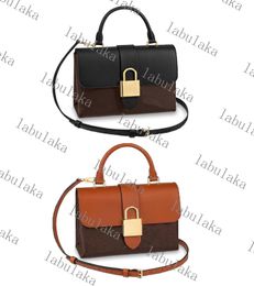 M44141 M44654 LOCKY BB women shoulder bag purse cross body designer calf-leather trim elbow carry handbag bag with dustbags