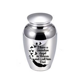 Aluminum Alloy Pet Cremation Urns Pendant Ashes Holder Keepsake Memorial Funeral Urn Lock belt gift velvet bag