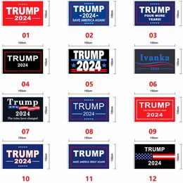 Trump Flag 2024 Election Flag Banner Donald Trump Flag Keep America Great Again Ivanka Trump Flags 150*90cm 12 Styles EEA1277