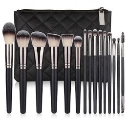 Whole 15PCS/Pack Makeup Brushes Tool Set Cosmetic Brush Eye Shadow Foundation Blush Blending Beauty Make Up Tools