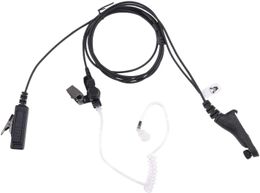 Earpiece for Motorola Radio XPR 7550 XPR6350 XPR6550 XPR6580 Walkie Talkie with Acoustic Tube and PTT MIC Surveillance Survalliance