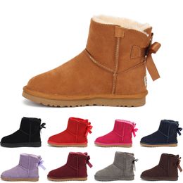 Real Australia top-quality Kid Boys girls children baby warm boots Teenage Students Snow Winter shoes gift