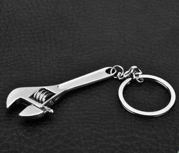 Creative Tool Wrench Spanner Keys Chain Ring Key rings Metal Keychain Adjustable Fashion Accessories