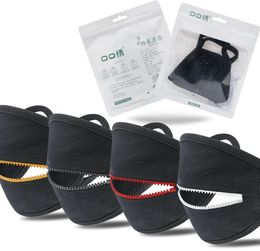 New factory direct cross-border cotton cloth zipper woven dust mask adult filter mask designer face mask