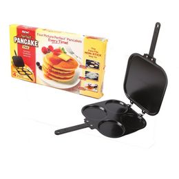 Omelette Bakeware Black Non Stick Perfect Pancake Maker Pan Cake Mould Kitchen Baking Tool Accessories High Quality 25hf CC