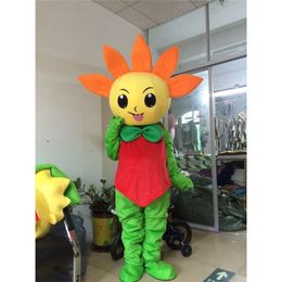 Festival Dress Sun Flower Props Mascot Costume Halloween Christmas Fancy Party Dress Cartoon Character Suit Carnival Unisex Adults Outfit