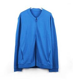 -Spring Fall Men Merino шерстяной куртку 100% человек полноцветеющий свитер мужской флис азиатский размер куртки