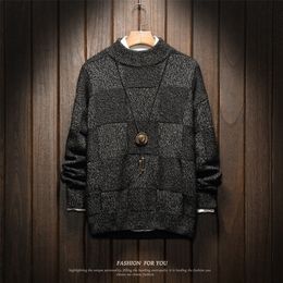 Men'S Sweaters Spring Autumn Winter Clothes Plus Pull OverSize M-4XL 5XL 6XL Japan Style Casual Standard Designer Pullovers 201022